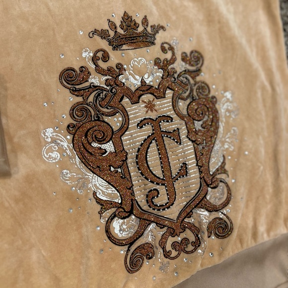 โจRARE 90s/2000s Juicy Couture Velour Hoodie โ Bedazzled Retro Glam ๐โจ - Picture 4 of 16
